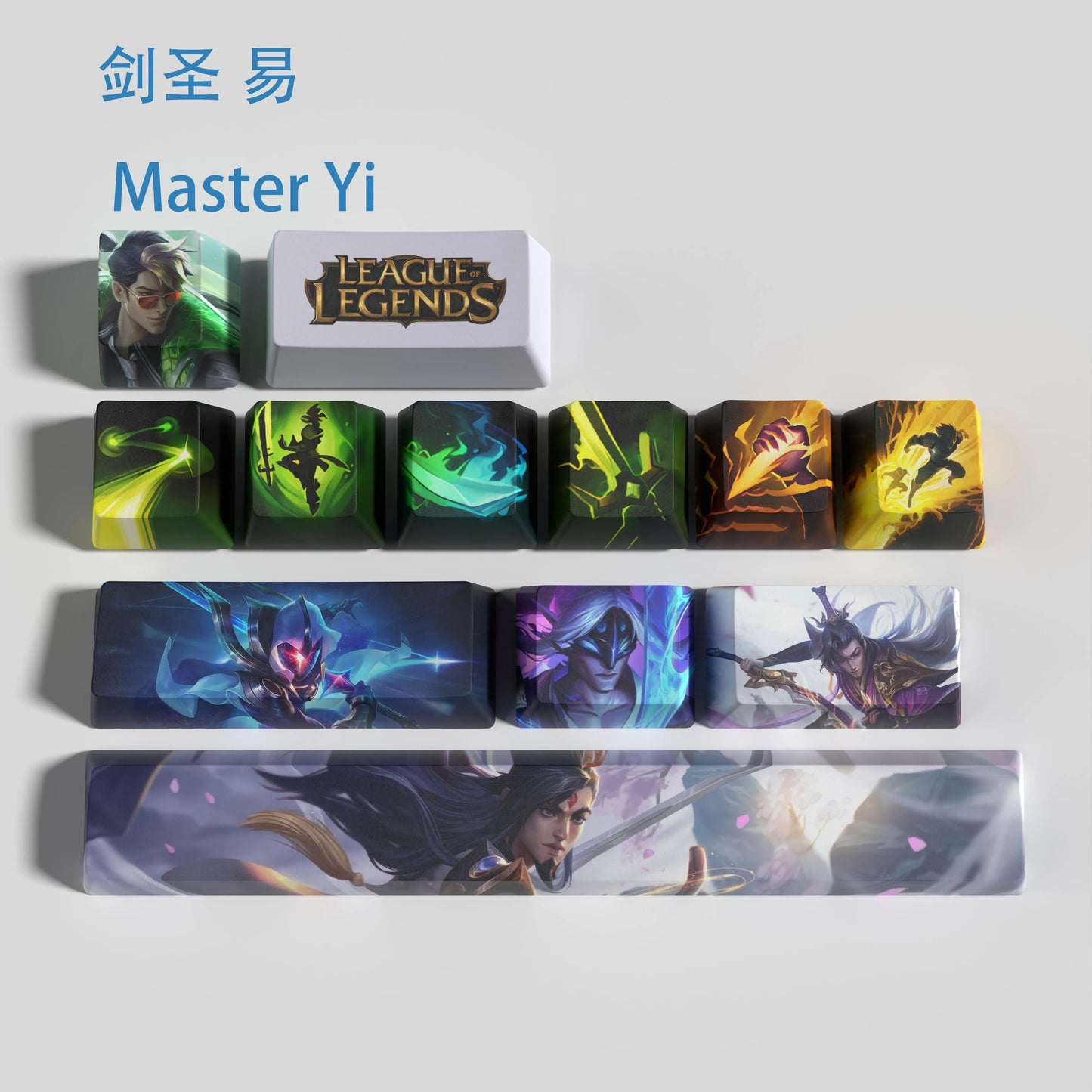 Master Yi  keycaps
