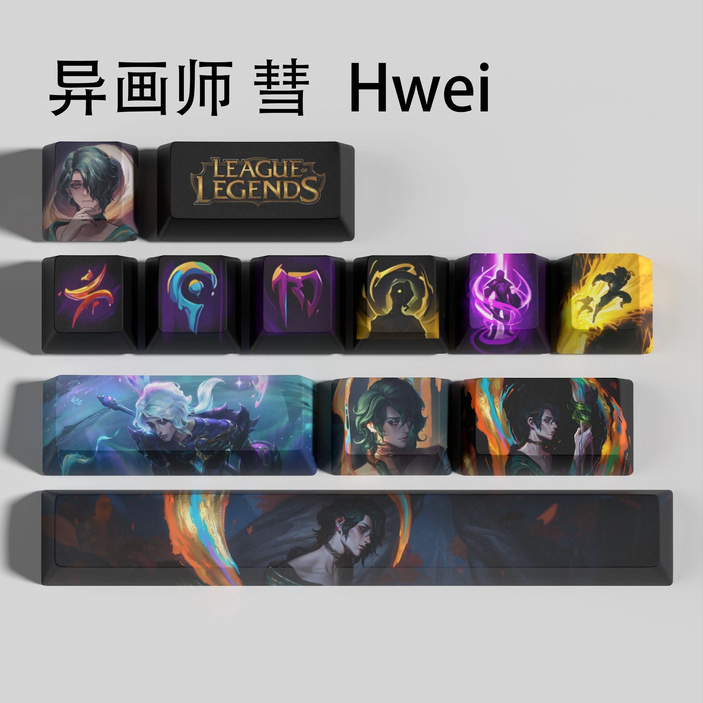 Hwei keycaps